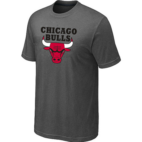 Chicago Bulls Big & Tall Primary Logo D.Grey T-Shirt