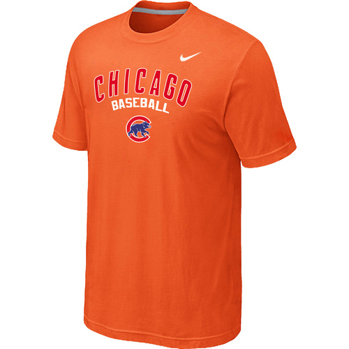 Chicago Cubs 2014 Home Practice T-Shirt - Orange