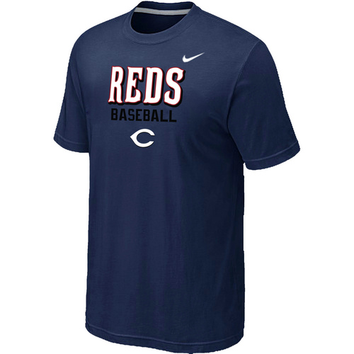 Cincinnati Reds 2014 Home Practice T-Shirt - Dark blue