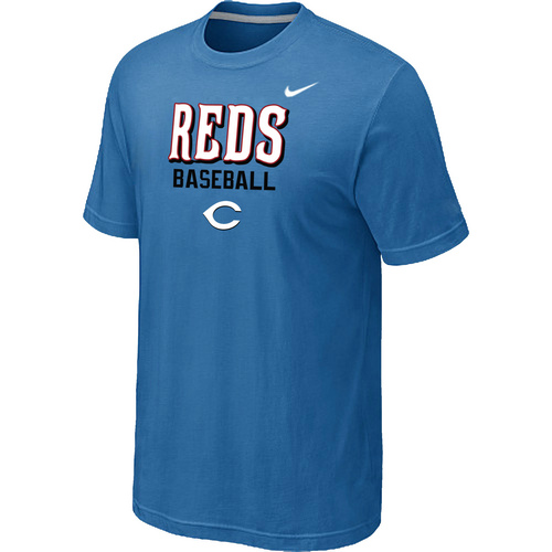 Cincinnati Reds 2014 Home Practice T-Shirt - light Blue