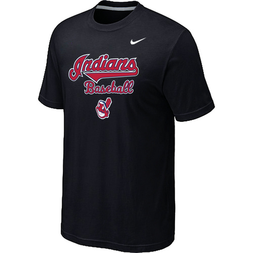 Cleveland Indians 2014 Home Practice T-Shirt - Black