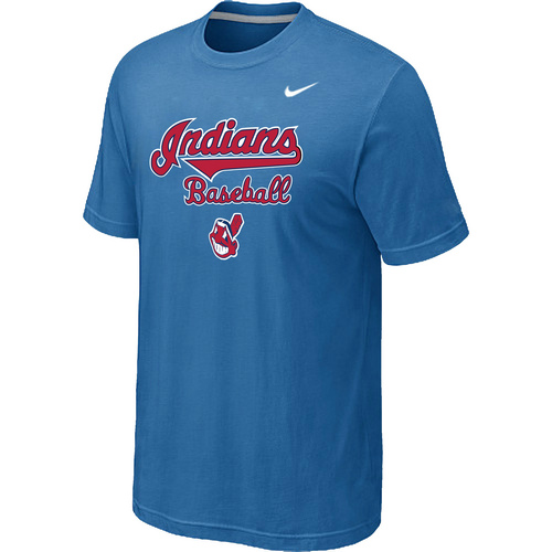 Cleveland Indians 2014 Home Practice T-Shirt - light Blue