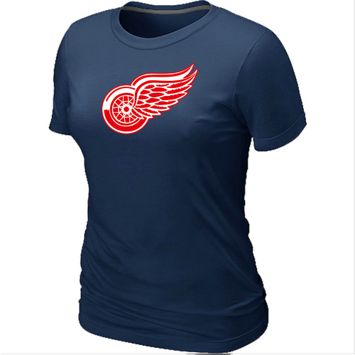 Detroit Red Wings Big & Tall Women's Logo D.Blue T-Shirt