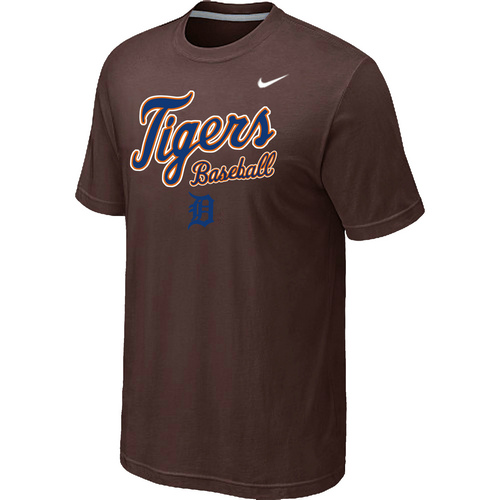 Detroit Tigers 2014 Home Practice T-Shirt - Brown