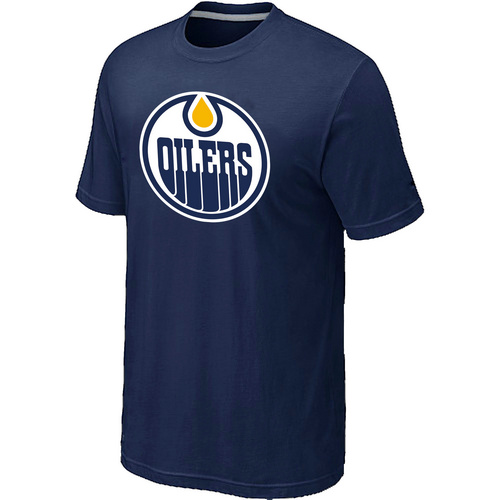 Edmonton Oilers Big & Tall Logo D.Blue T-Shirt