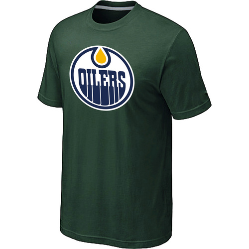 Edmonton Oilers Big & Tall Logo D.Green T-Shirt