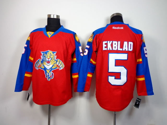 Florida Panthers #5 Ekblad Red Jerseys