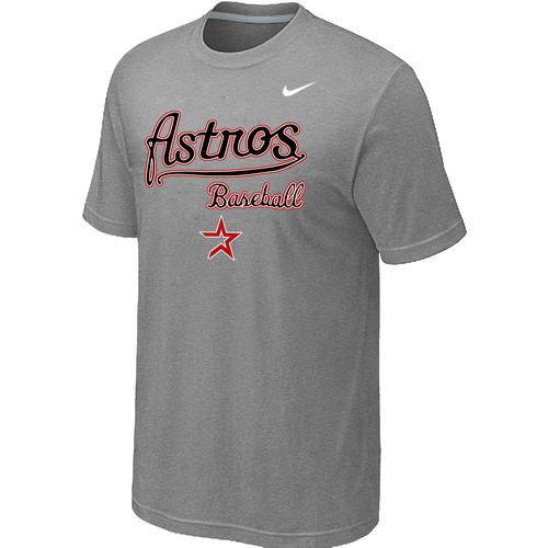 Houston Astros 2014 Home Practice T-Shirt - Light Grey