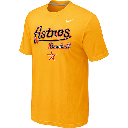 Houston Astros 2014 Home Practice T-Shirt - Yellow