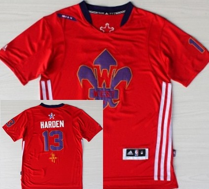 Houston Rockets #13 James Harden 2014 All-Star Revolution 30 Swingman Red Jerseys