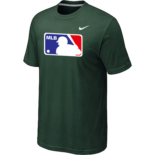 Logo Heathered Nike D.Green Blended T-Shirt