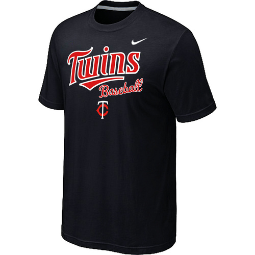Minnesota Twins 2014 Home Practice T-Shirt - Black