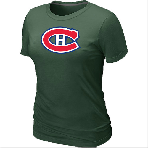 Montreal Canadiens Big & Tall Women's Logo D.Green T-Shirt