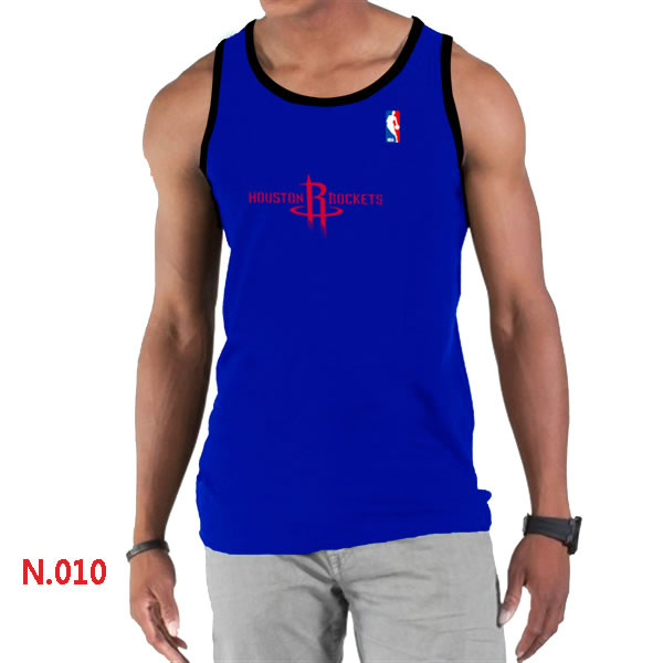 NBA Houston Rockets Big x26 Tall Primary Logo men Blue Tank Top
