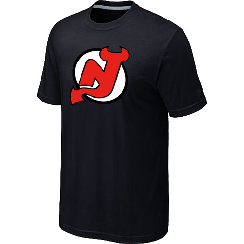 New Jerseys Devils Big & Tall Logo Black T-Shirt