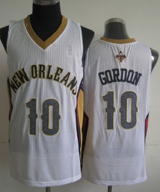 New Orleans Pelicans #10 Eric Gordon White Jerseys