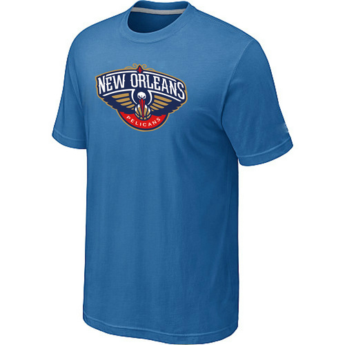 New Orleans Pelicans Big & Tall Primary Logo light Blue T-Shirt