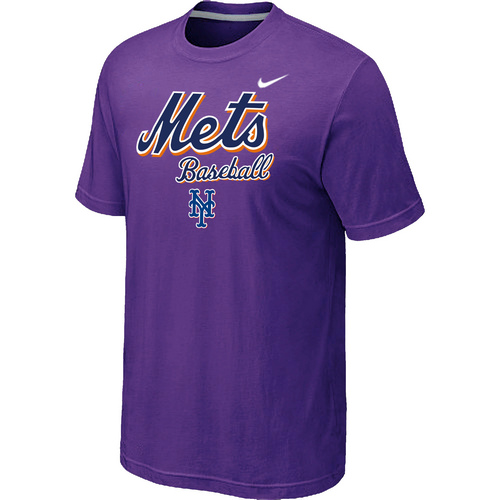 New York Mets 2014 Home Practice T-Shirt - Purple