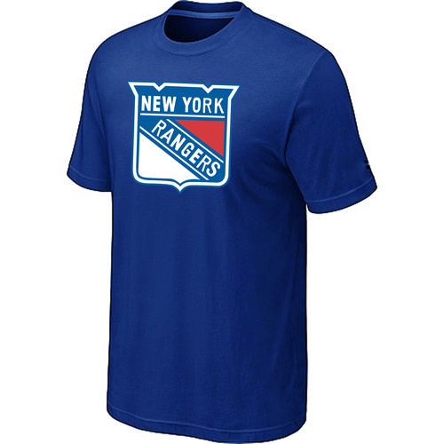 New York Rangers Big & Tall Logo Blue T-Shirt