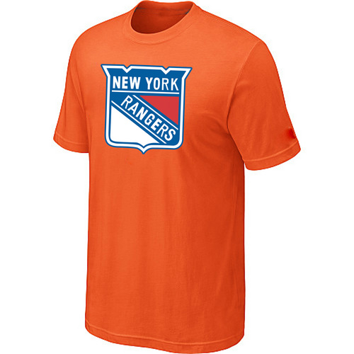 New York Rangers Big & Tall Logo Orange T-Shirt