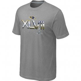 Nike Baltimore Ravens 2013 Super Bowl XLVII On Our Way L.Grey T-Shirt