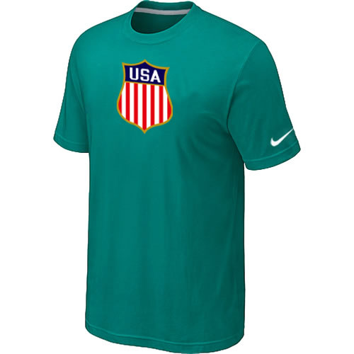 Nike Team USA Hockey Winter Olympics KO Collection Locker Room T-Shirt Green