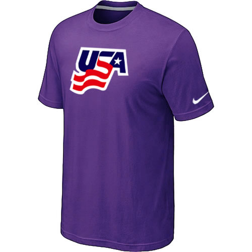 Nike USA Graphic Legend Performance Collection Locker Room T-Shirt Purple