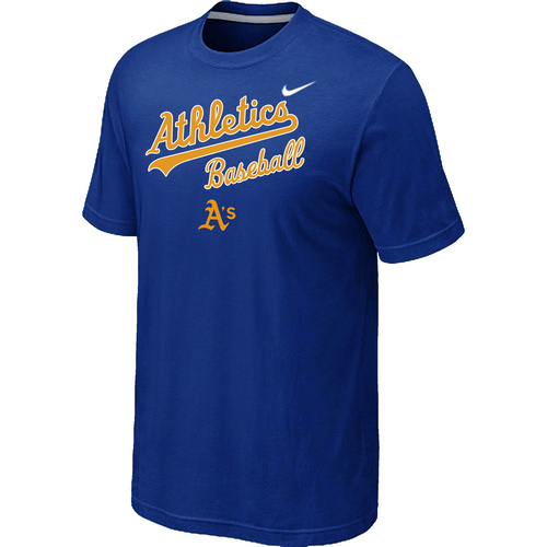 Oakland Athletics 2014 Home Practice T-Shirt - Blue