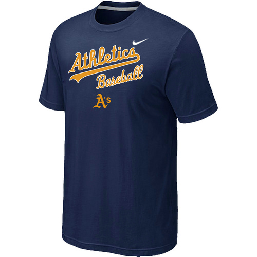 Oakland Athletics 2014 Home Practice T-Shirt - Dark blue