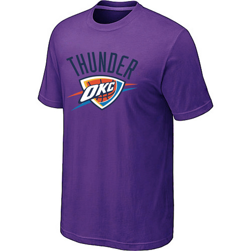 Oklahoma City Thunder Big & Tall Primary Logo Purple T-Shirt