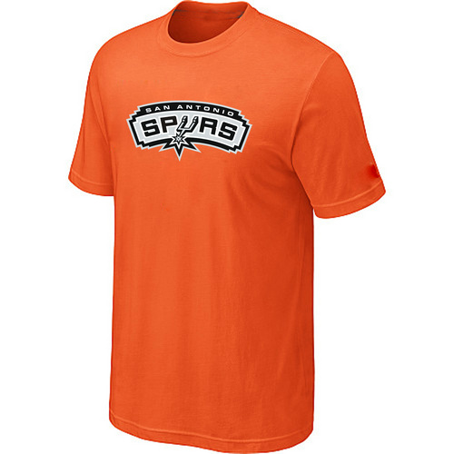 San Antonio Spurs Big & Tall Primary Logo Orange T-Shirt