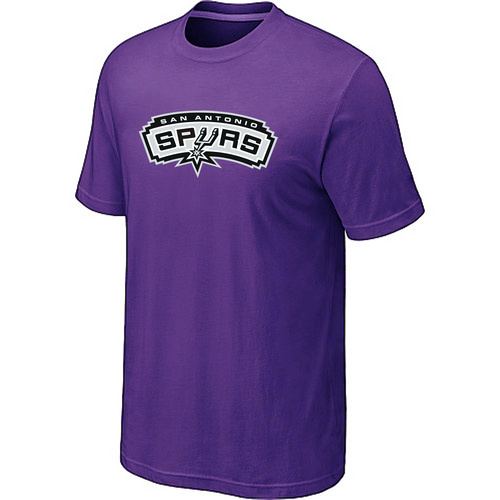 San Antonio Spurs Big & Tall Primary Logo Purple T-Shirt