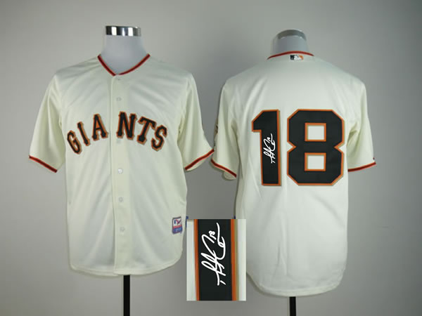 San Francisco Giants #18 Matt Cream Signature Edition Jerseys