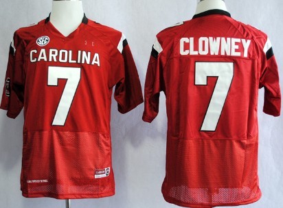 South Carolina Gamecocks #7 Jadeveon Clowney 2013 Red Jerseys