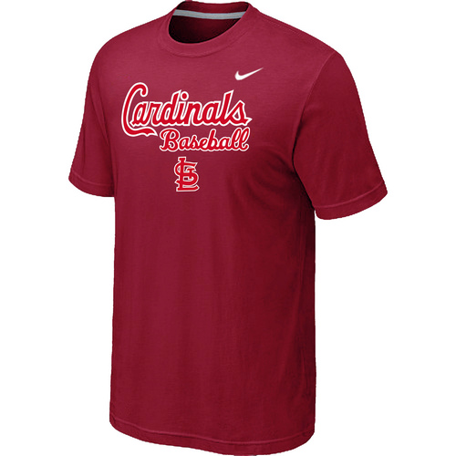 St.Louis Cardinals 2014 Home Practice T-Shirt - Red