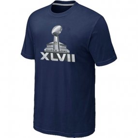 Super Bowl XLVII Logo D.Blue T-Shirt