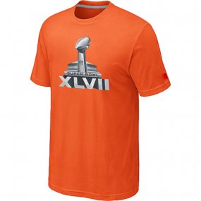 Super Bowl XLVII Logo Orange T-Shirt