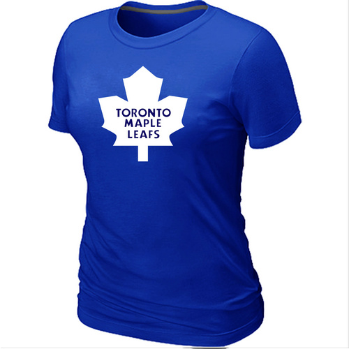 Toronto Maple Leafs Big & Tall Women's Logo Blue T-Shirt