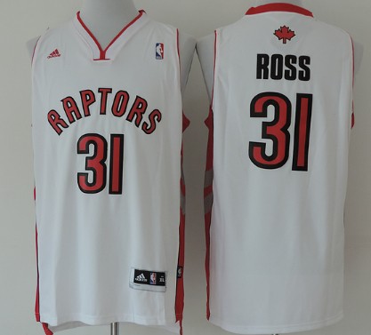 Toronto Raptors #31 Terrence Ross Revolution 30 Swingman White Jerseys