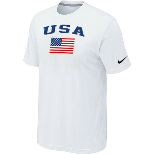 USA Olympics USA Flag Collection Locker Room T-Shirt White