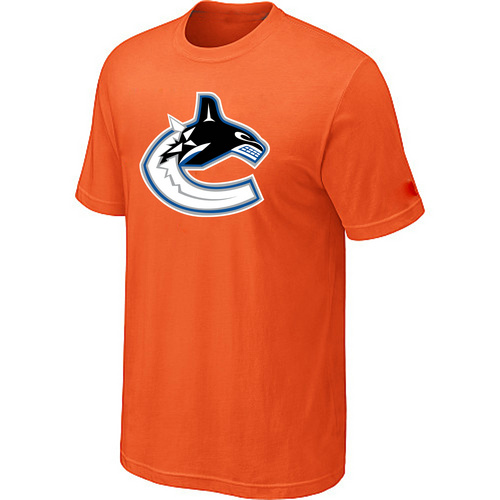 Vancouver Canucks Orange Big & Tall Logo T-Shirt