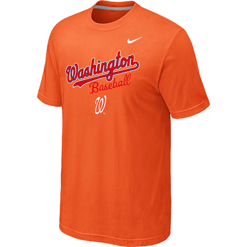 Washington Nationals 2014 Home Practice T-Shirt - Orange