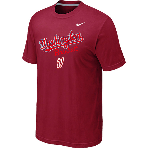 Washington Nationals 2014 Home Practice T-Shirt - Red
