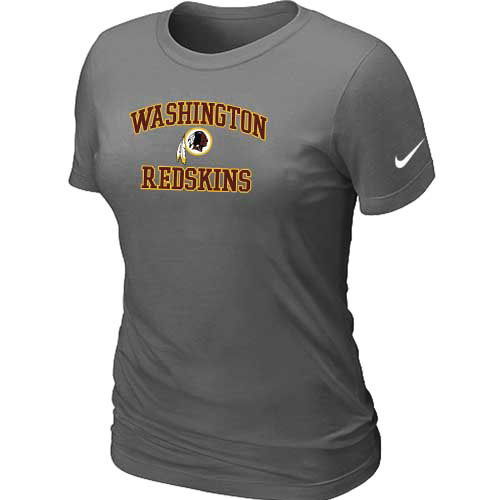 Washington Red Skins Women's Heart & Soul D.Grey T-Shirt