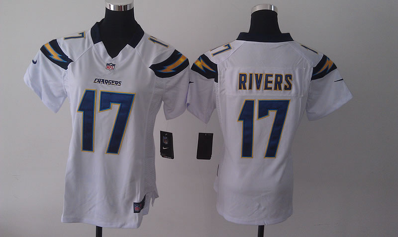 Womens Nike San Diego Chargers #17 Philip Rivers 2014 White Game Jerseys