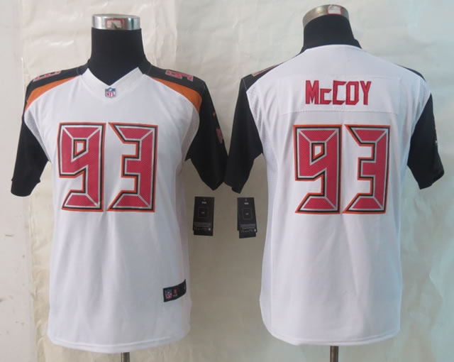 Youth Nike Limited Tampa Bay Buccaneers #93 McCoy White Jerseys