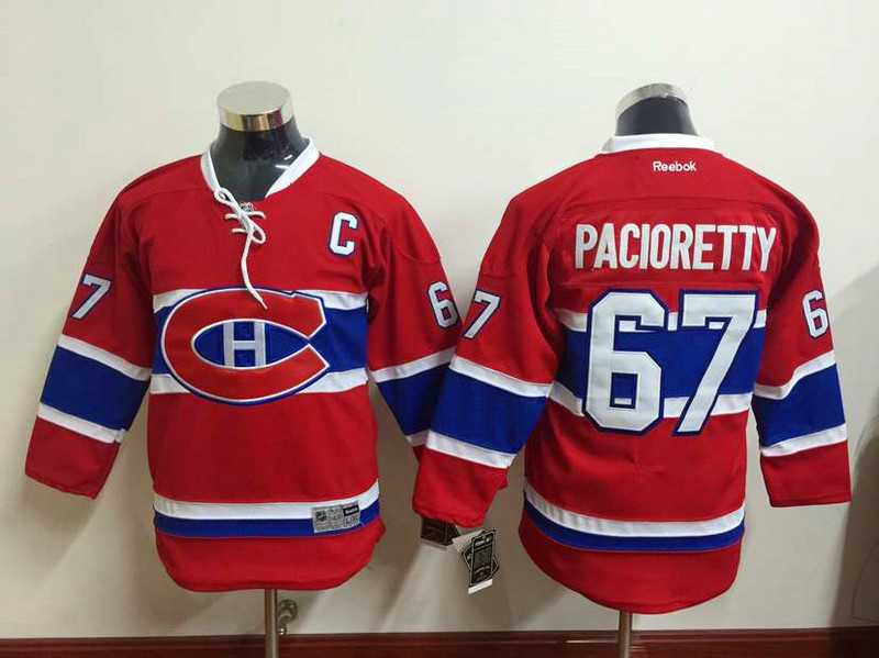 Youth Montreal Canadiens #67 Max Pacioretty Red Throwback CCM Jerseys