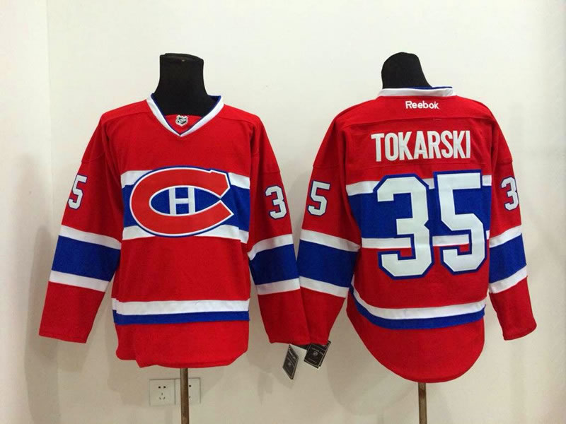Montreal Canadiens #35 Dustin Tokarski Red Jerseys