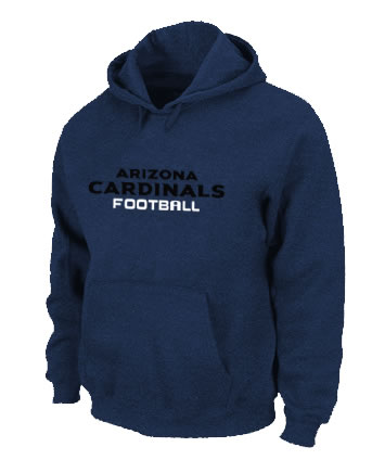 Arizona Cardinals Authentic font Pullover Hoodie Navy Blue