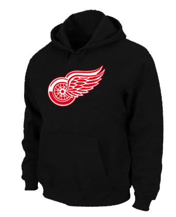 Detroit Red Wings Big x26 Tall Logo Pullover Hoodie Black